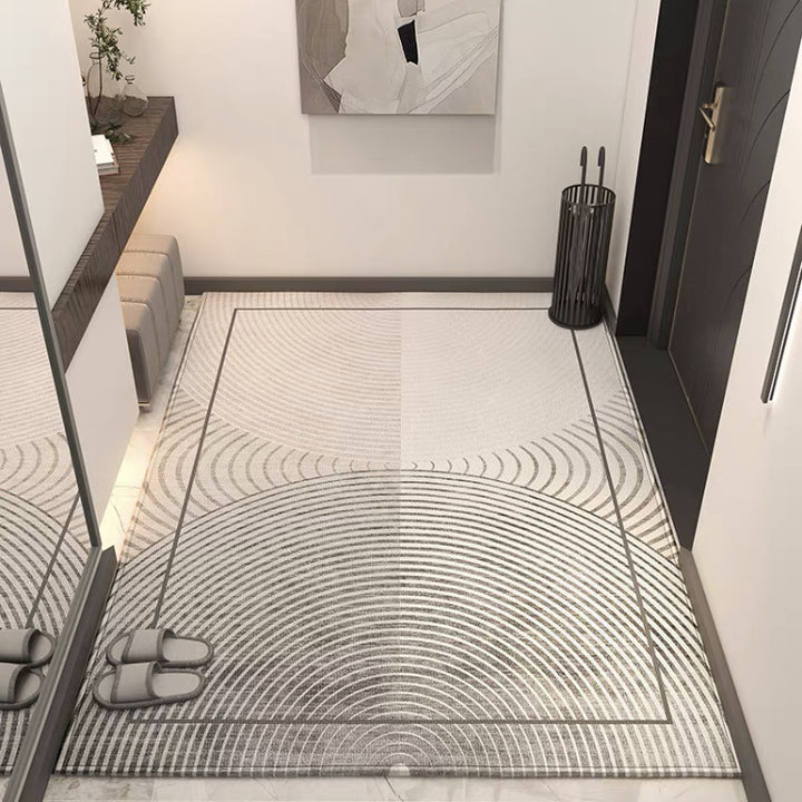 Geometric Patterned Non-Slip Entrance Mat