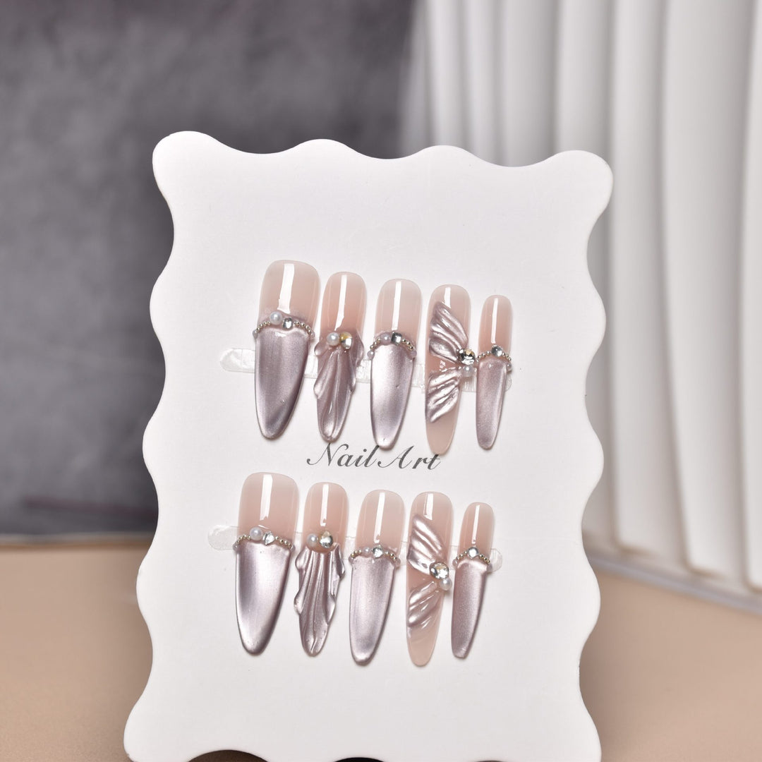 Glamorous Press-On Nail Art Set Kalsten