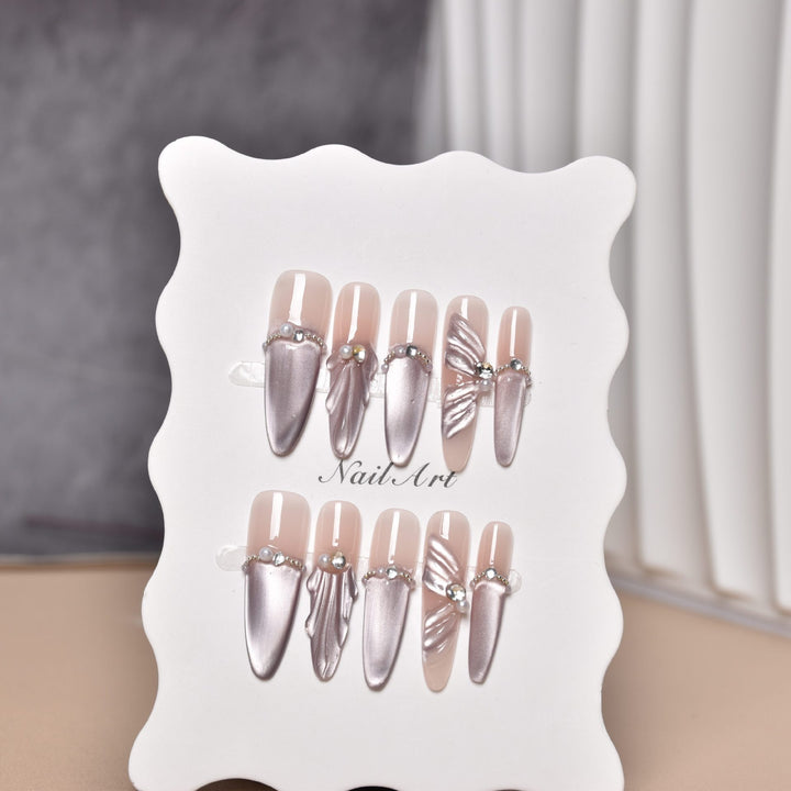 Glamorous Press-On Nail Art Set Kalsten