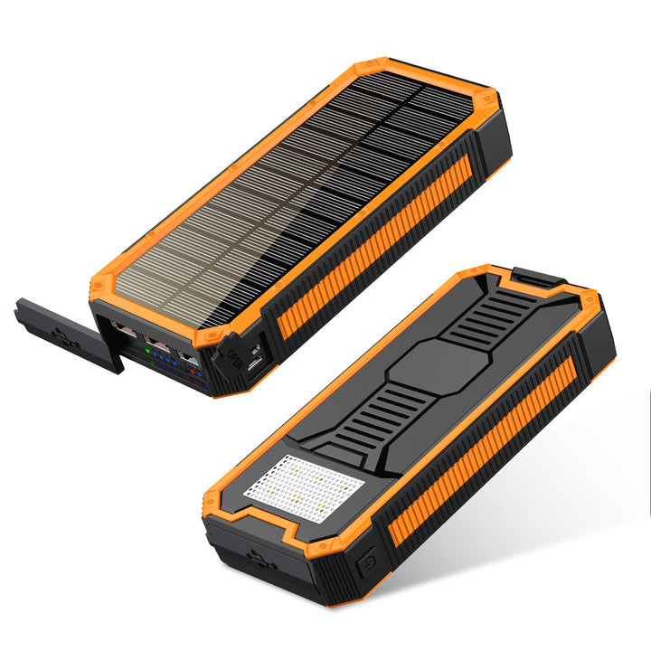 Solar Powerbank with Integrated Flashlight and Fast Charging Function Kalsten