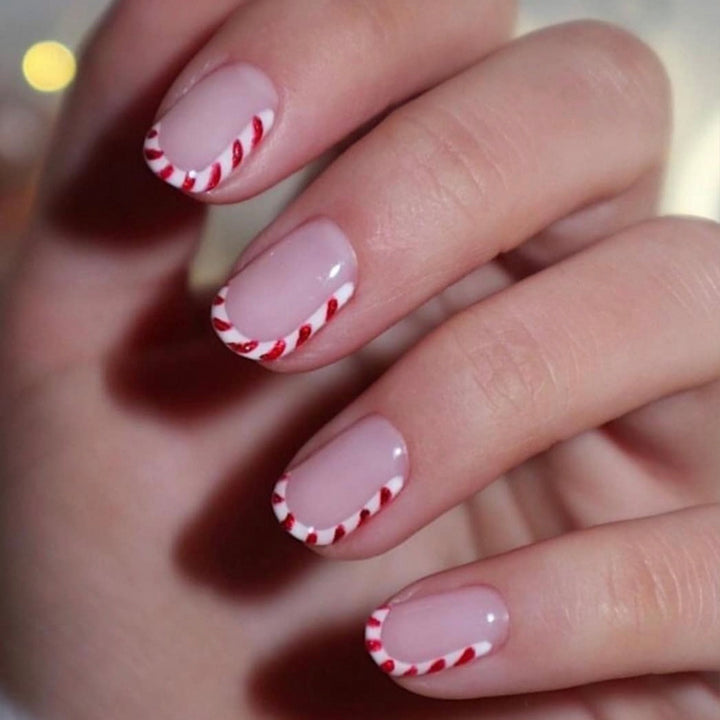 Elegant Stiletto Press-On Nail Set with Unique Design Kalsten
