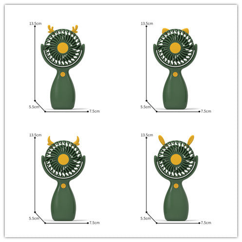 Women's portable handheld fan with creative design Kalsten