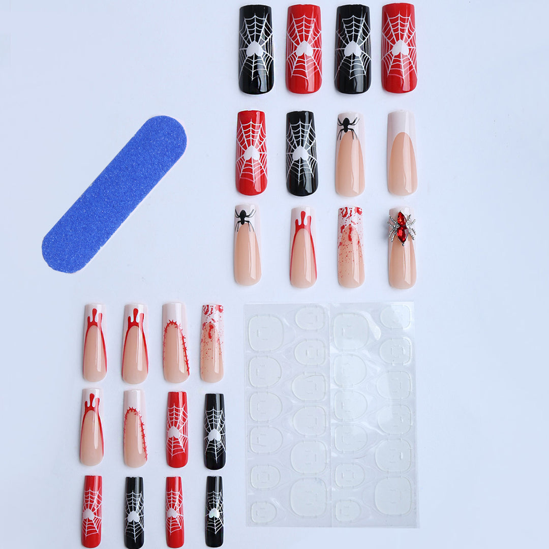 Creative Halloween-themed nail art Kalsten