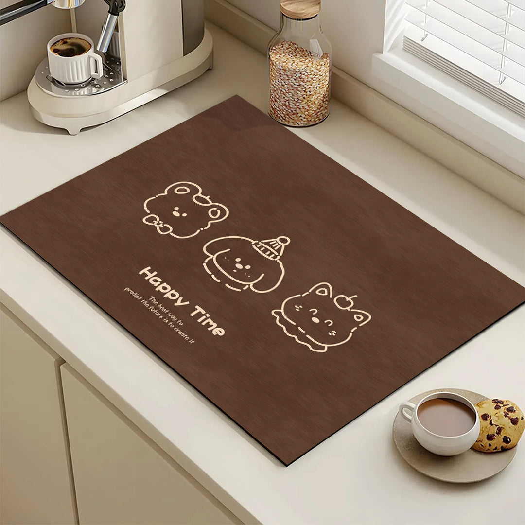 Cute Cartoon Dog Kitchen Mat Kalsten