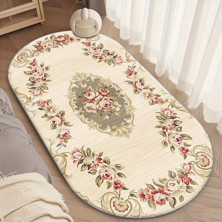 Elegant Vintage Floral Area Rug