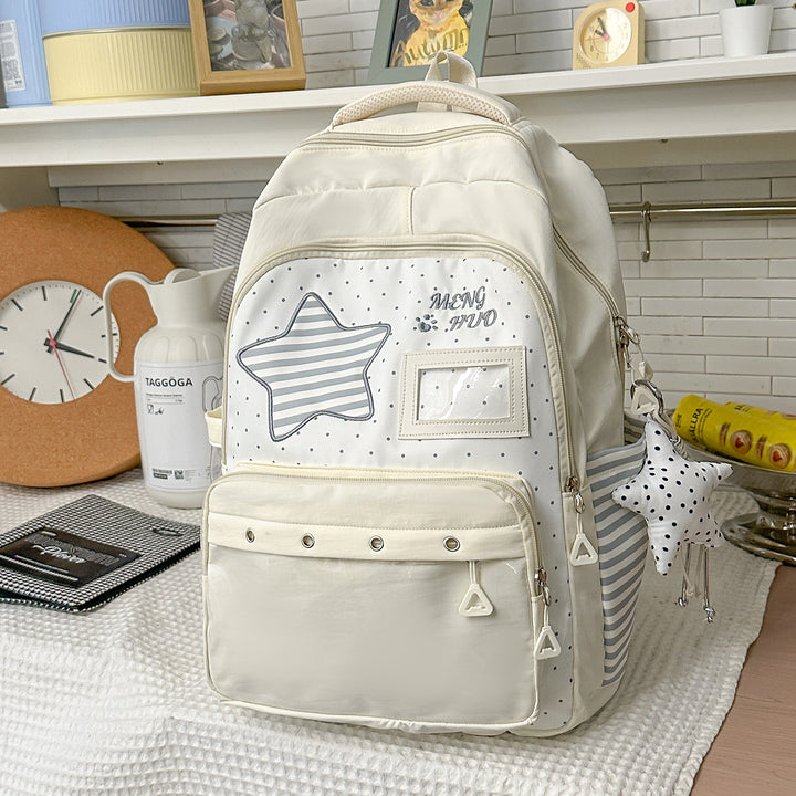 Fun-Themed Star Print Backpack Kalsten
