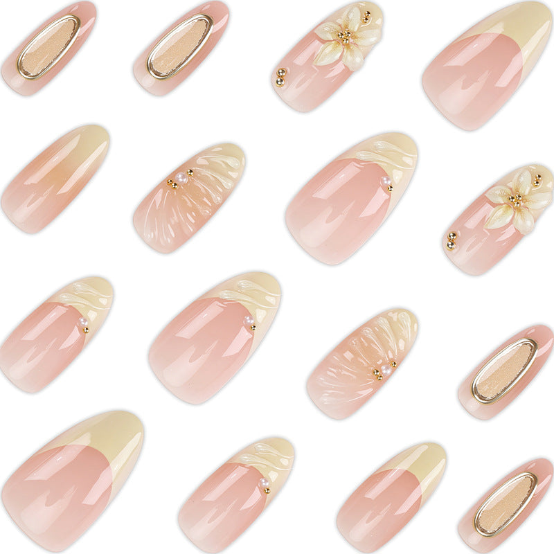 Decorative Floral Stiletto Press-On Nail Set Kalsten