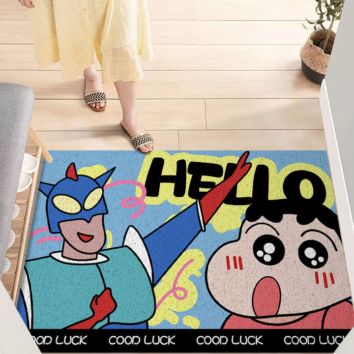 Cartoon Character-Themed Floor Mat
