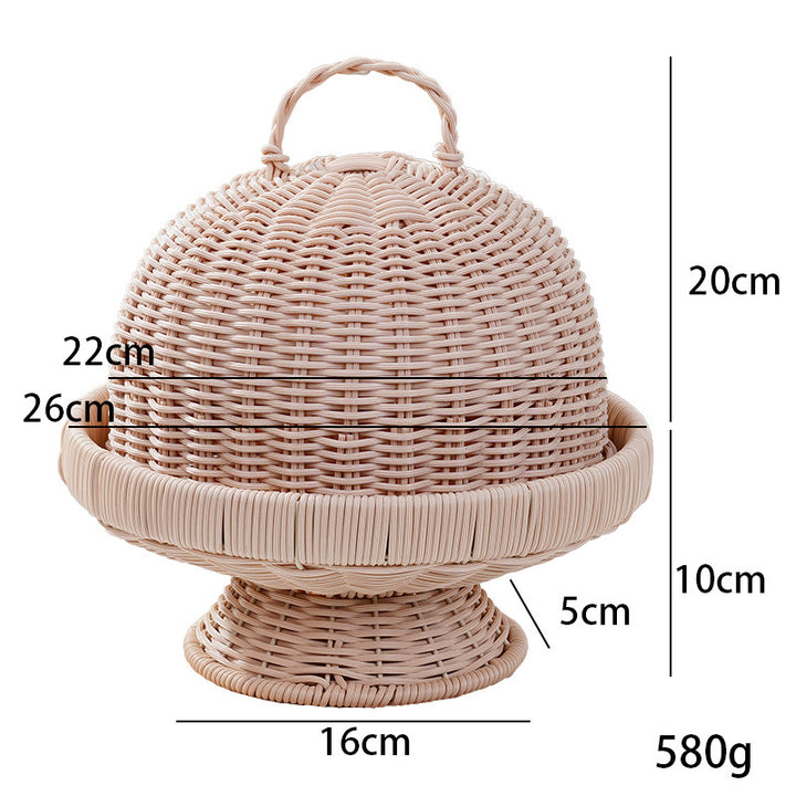 Woven Decorative Cloche Food Cover Kalsten