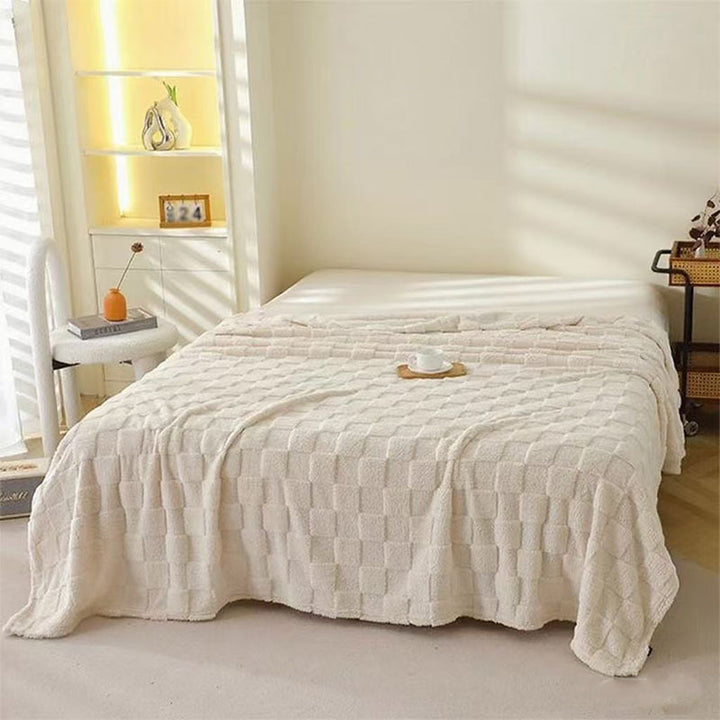 Women Soft and Breathable Plaid Blanket Kalsten