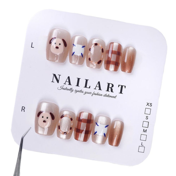 Artistic Character-Themed Press-On Nails Kalsten