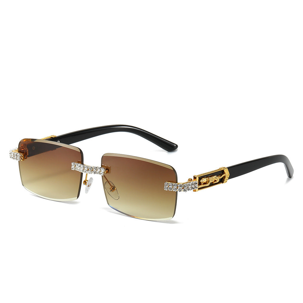 Decorative Square Frame Fashion Sunglasses Kalsten