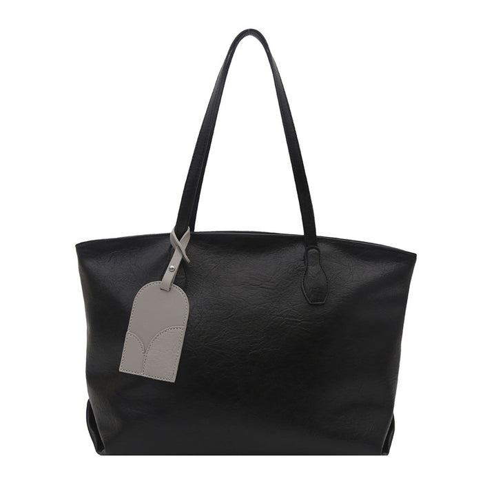 Elegant Faux Leather Tote Bag