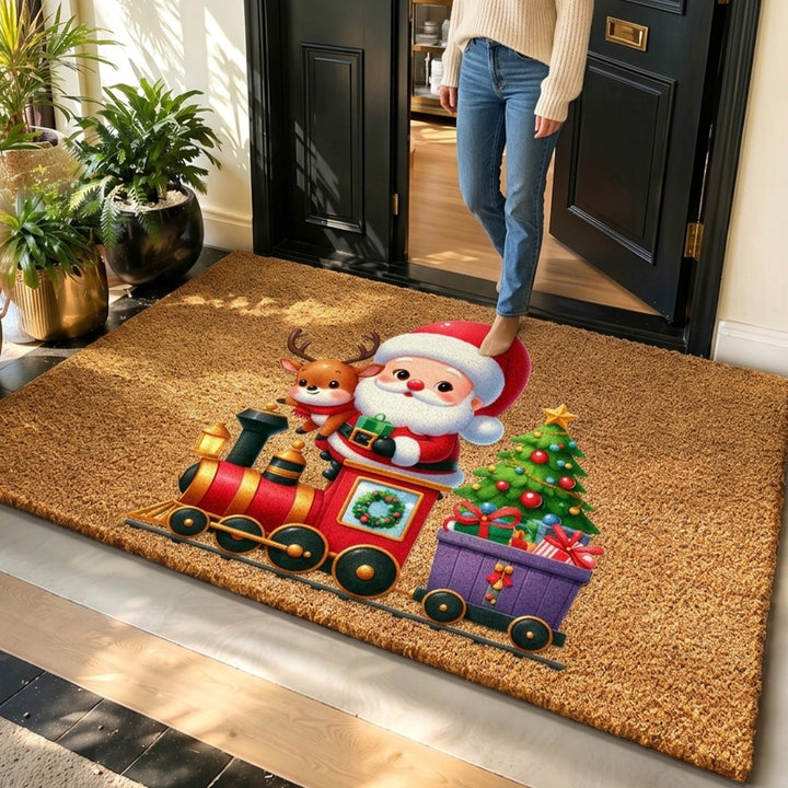 Christmas-Themed Welcome Mat Kalsten