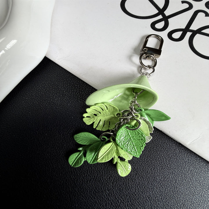 Artistic Plant-Inspired Keychain Kalsten