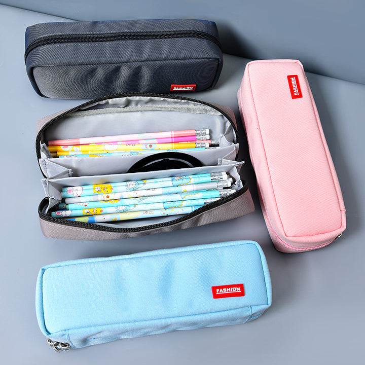 Multi-Compartment Zippered Pencil Pouch kalsten