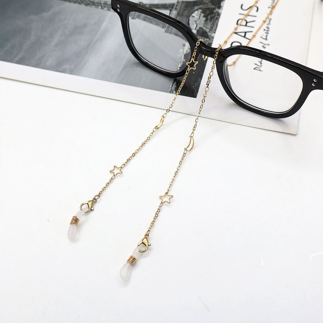 Elegant Cross-Embellished Eyewear Chain Kalsten