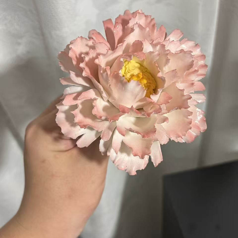 Lifelike Decorative Peony Flower