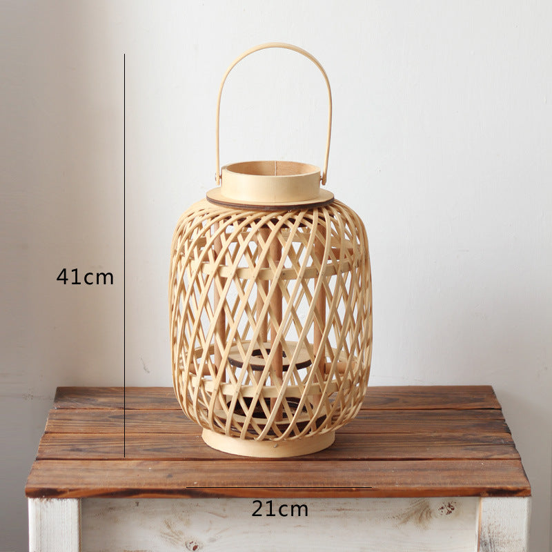 Handmade Rattan Lantern Kalsten