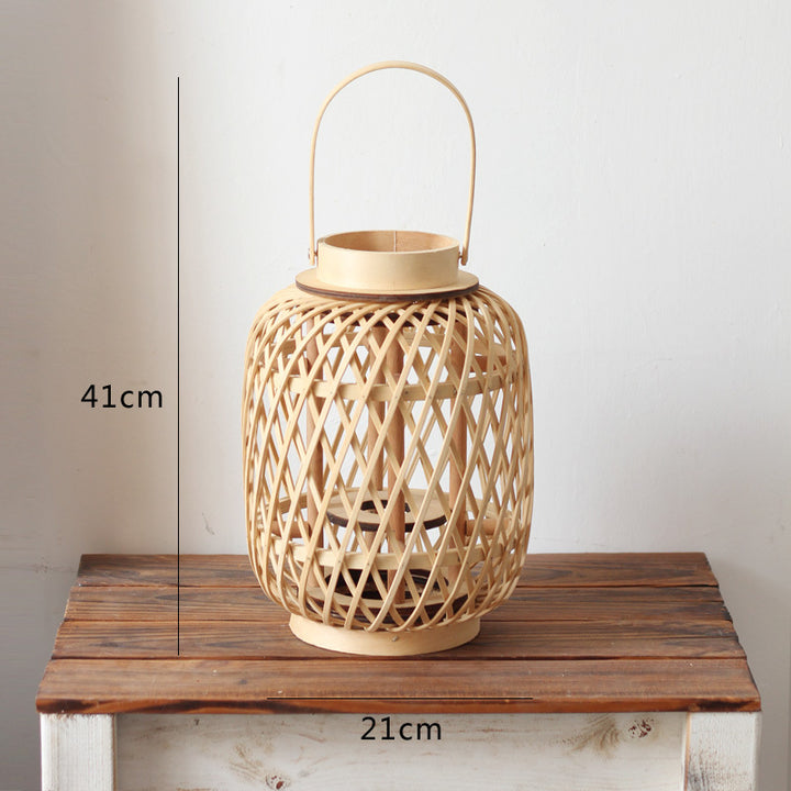 Handmade Rattan Lantern Kalsten