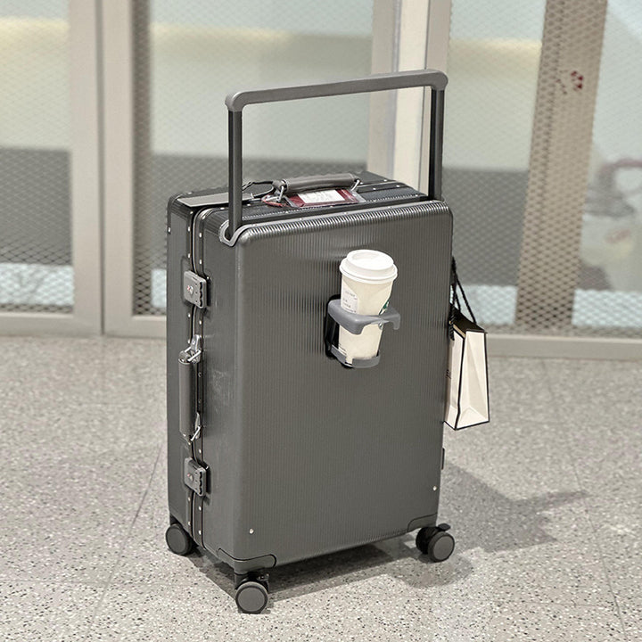 Elegant Hard-Shell Rolling Travel Case