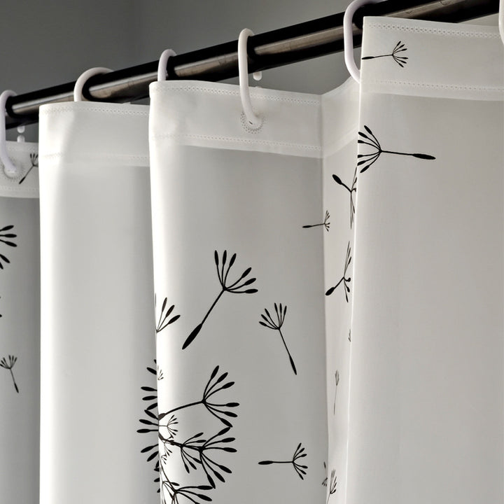 Dandelion Print Shower Curtain Kalsten