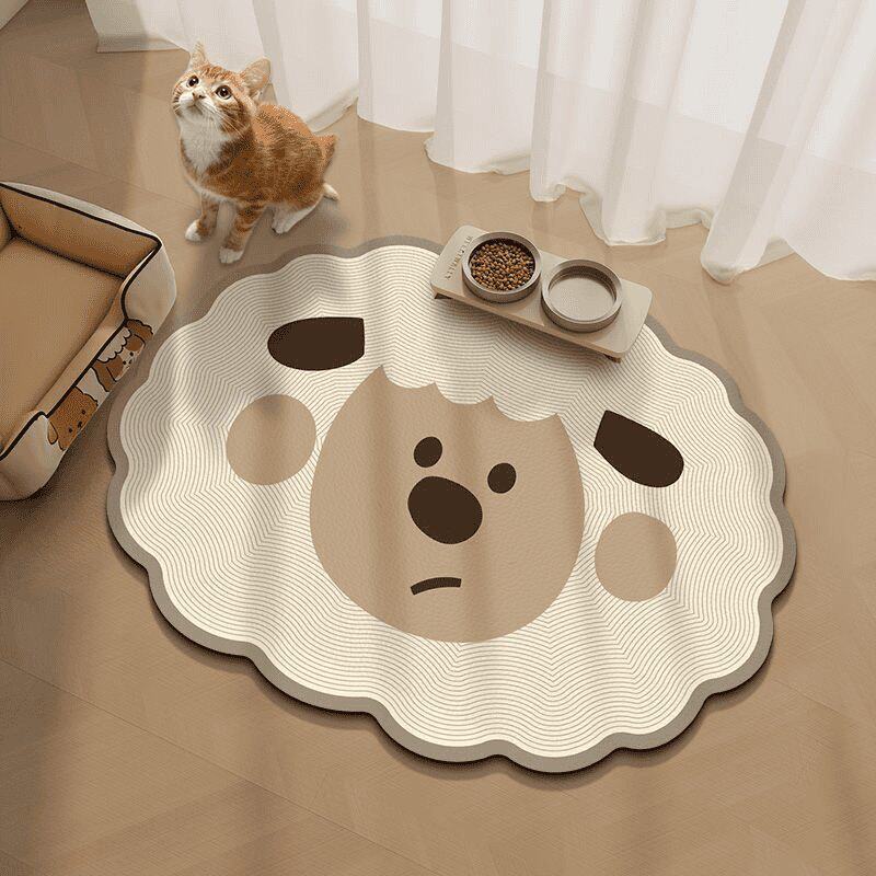 Cartoon Zebra Bath Mat for Bathrooms