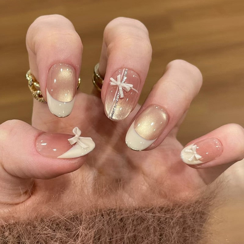 Artistic Nail Extensions with Decorative Elements Kalsten