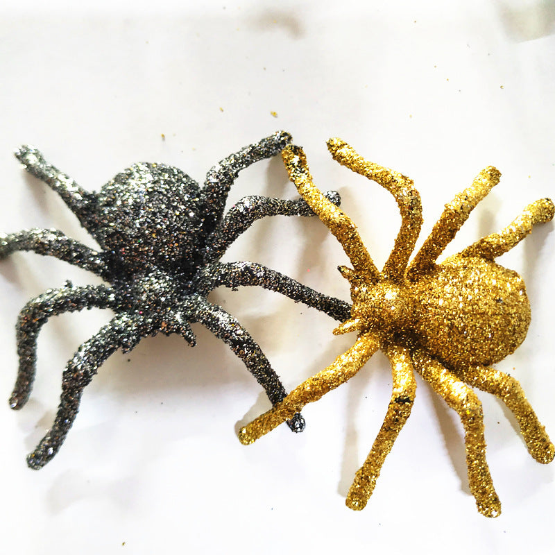 Sparkling Glitter Spider Decorations Kalsten