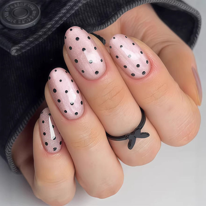 Polka Dot Press-On Nail Set Kalsten