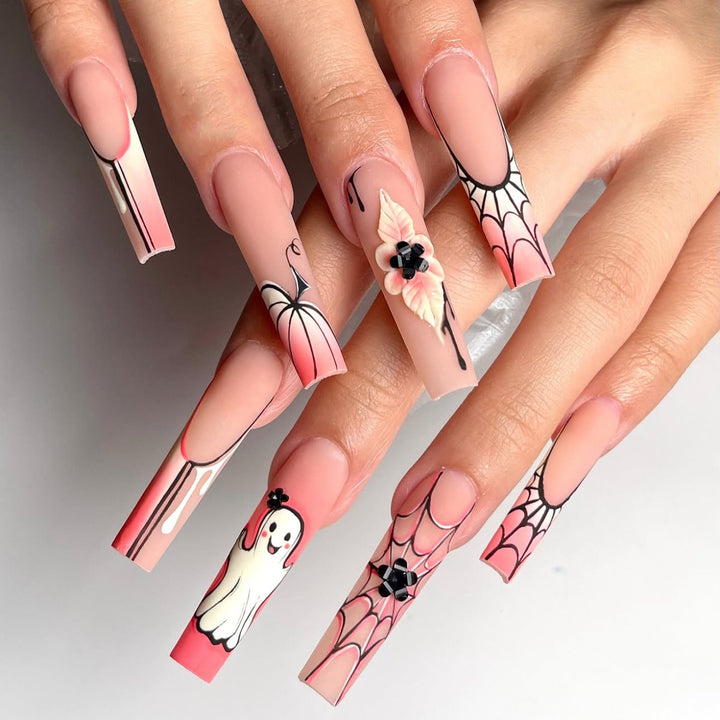 Themed Stiletto Press-On Nails Kalsten