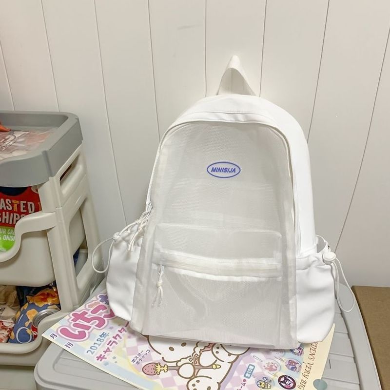 Transparent Mesh Backpack Kalsten