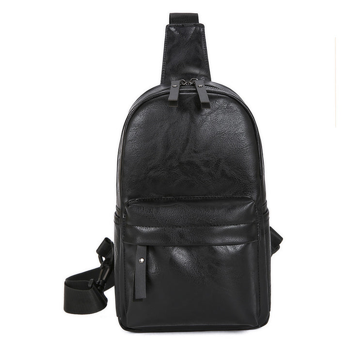 Slim Compact Leather Sling Bag