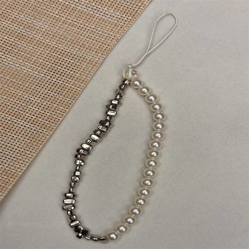 Elegant Pearl and Metallic Bead Eyewear Chain Kalsten