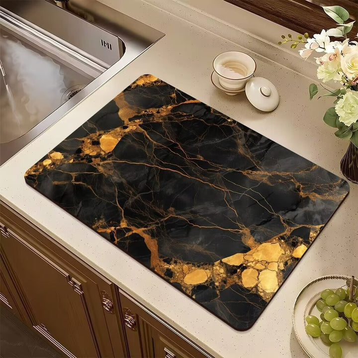 Abstract Non-Slip Kitchen Mat Kalsten