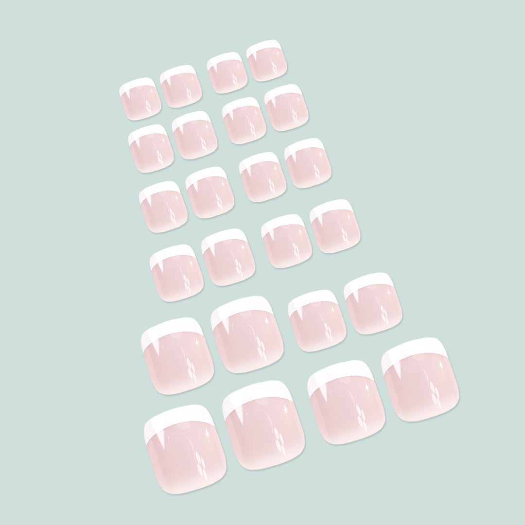 French Toenail Art Kalsten