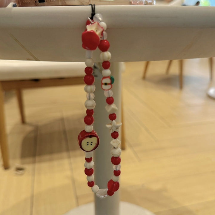 Beaded Charm Mobile Strap Kalsten