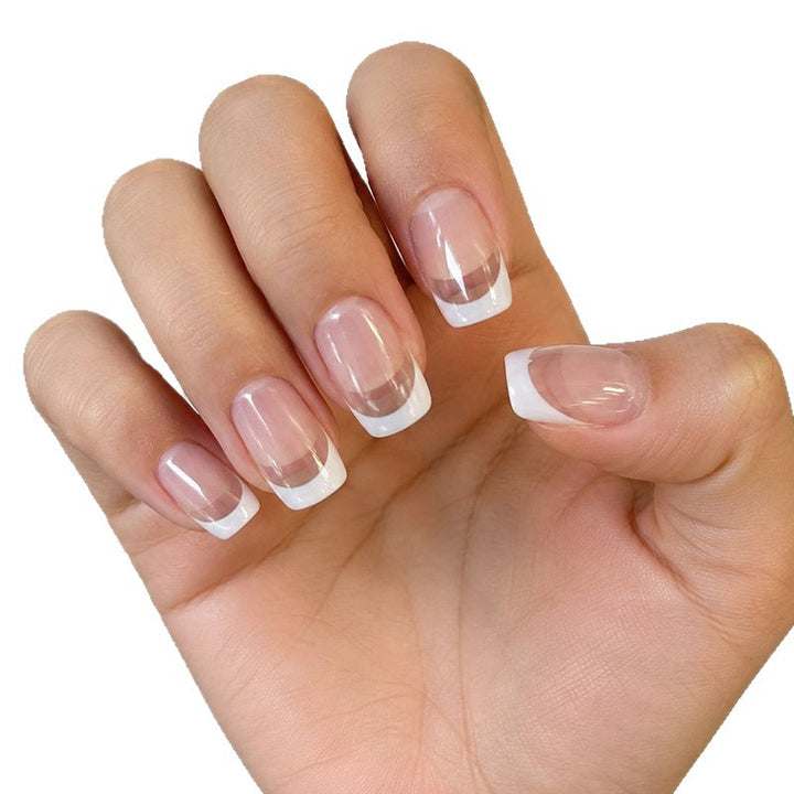 Elegant French Tip Acrylic Nail Enhancements Kalsten 1789915565