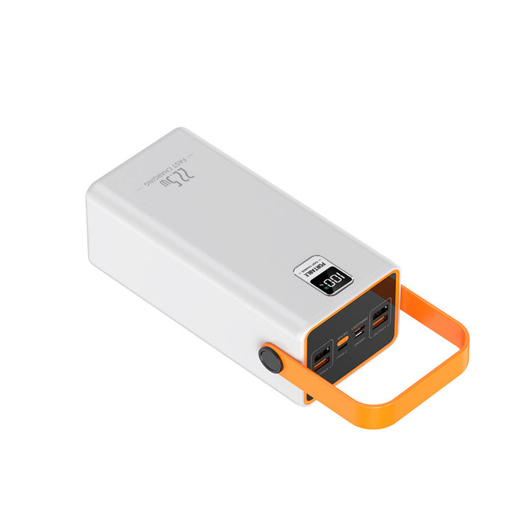Portable power bank with innovative handling and digital charge level display Kalsten