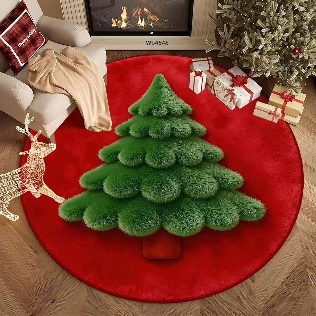 Festive Christmas-Themed Area Rug Kalsten