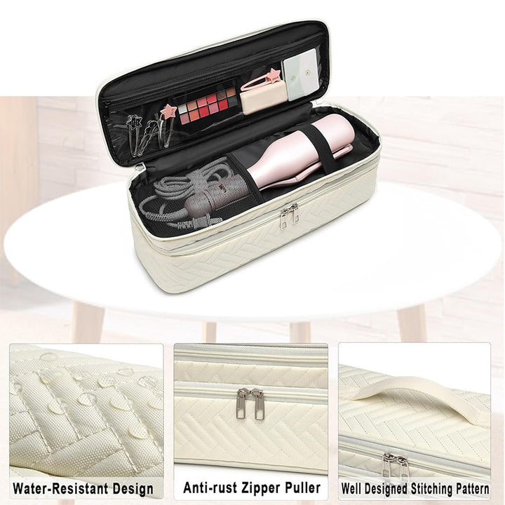 Cosmetic organizer bag for hair dryers and styling tools Kalsten