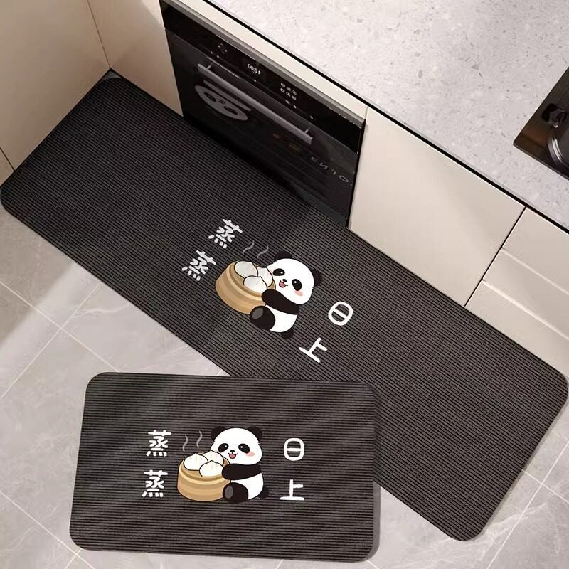 Playful Dog-Themed Kitchen Mat