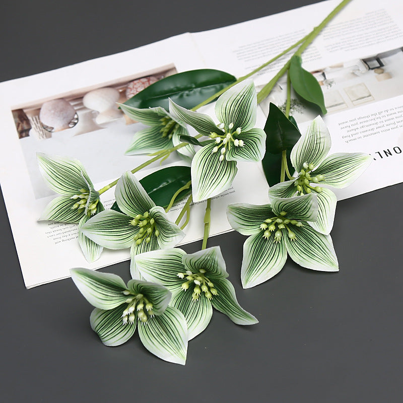 Realistic Decorative Floral Stem