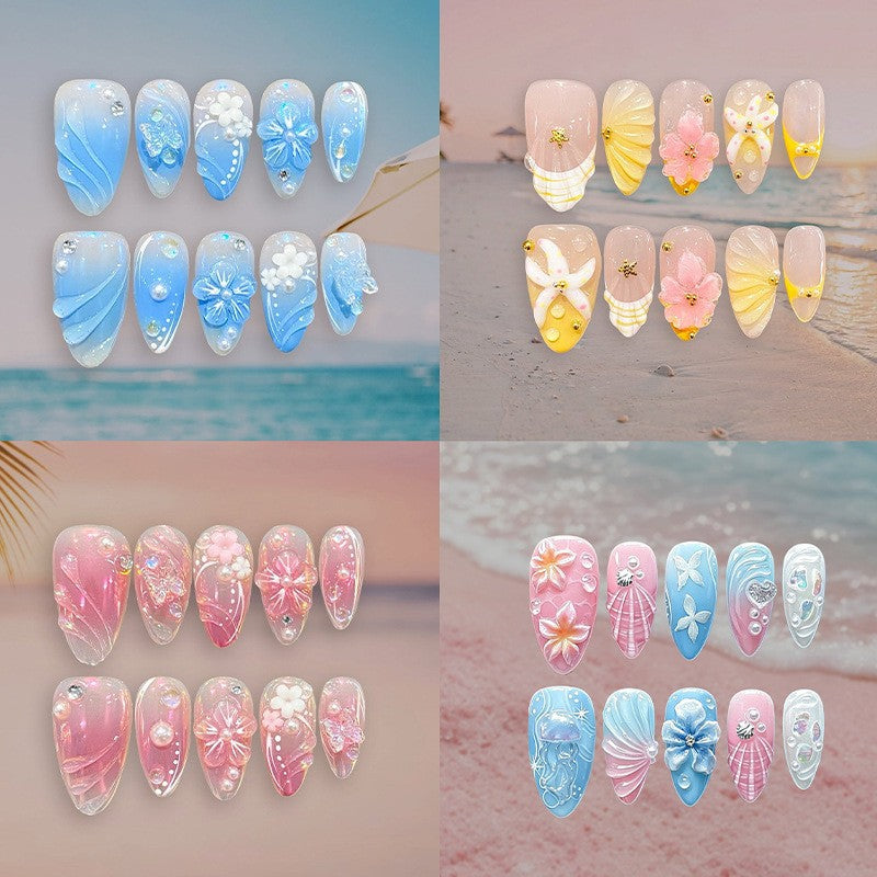 Creative nail art set with maritime accents Kalsten