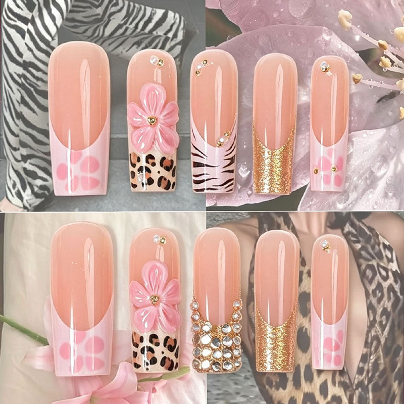 Floral Art Press-On Nail Tips Kalsten
