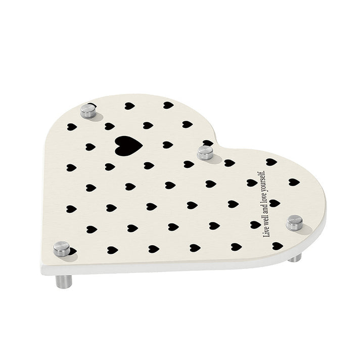 Heart-Shaped Bathroom Organizer