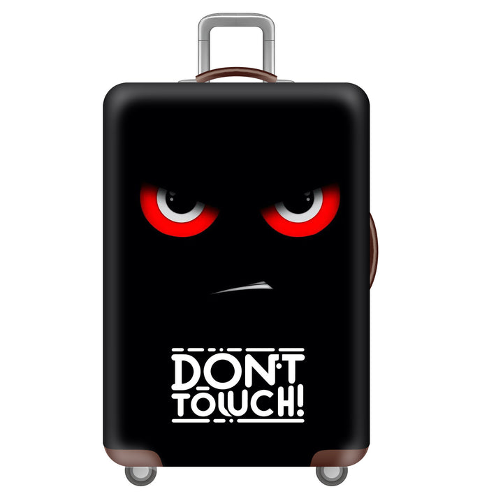 Unisex hard-shell suitcase with funny monster design Kalsten