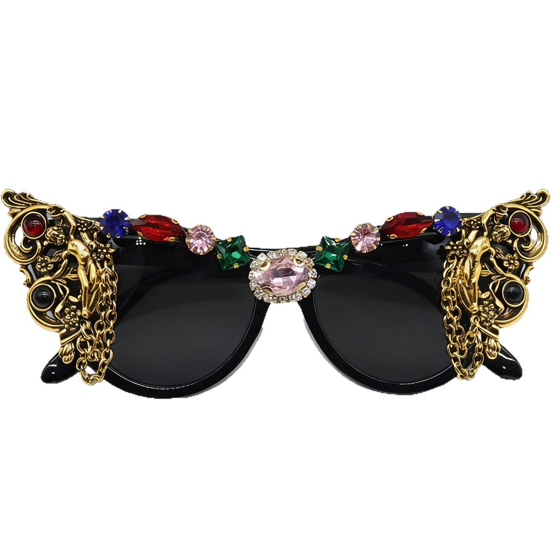 Ladies extravagant glamour sunglasses with intricate embellishments Kalsten