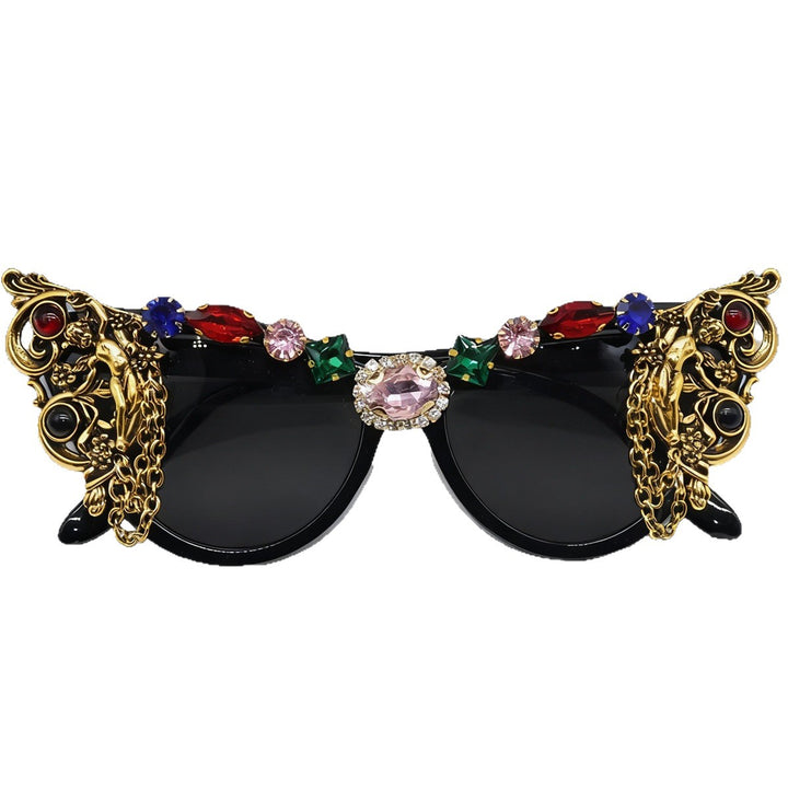 Ladies extravagant glamour sunglasses with intricate embellishments Kalsten