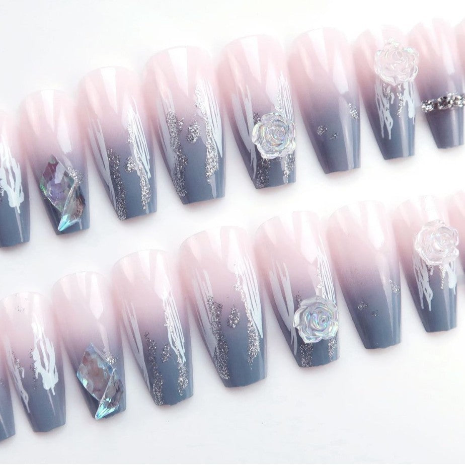 Artistic Press-On Nail Set